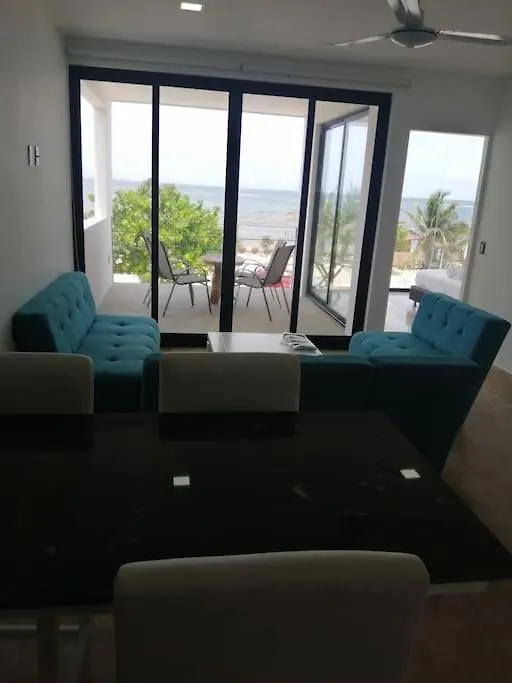 Apartment Mahaguay - Bello Dpto 2 Rec Frente Mar Mahahual Mexico
